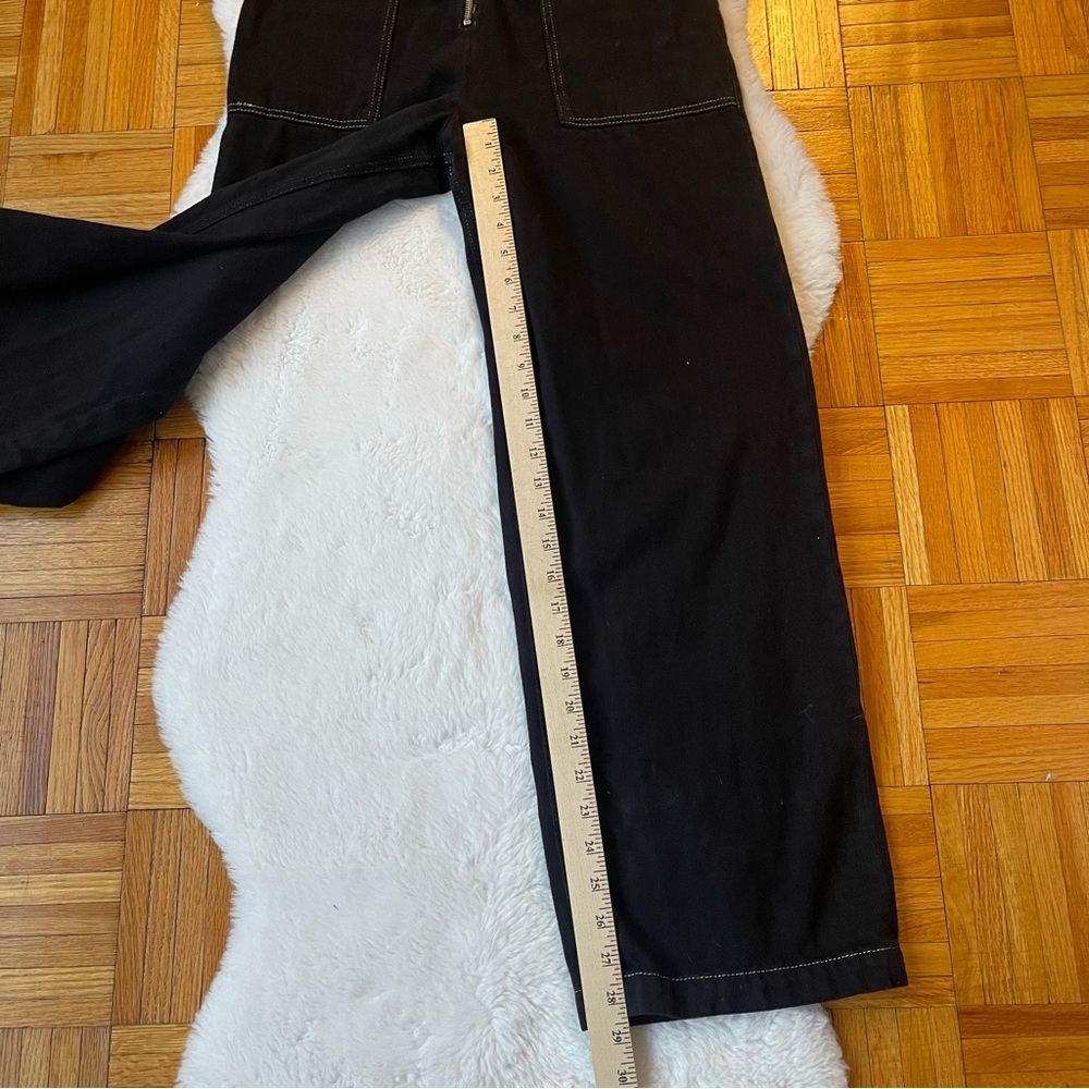 REFORMATION Cassidy Corduroy Jumpsuit Black - Picture 10 of 12